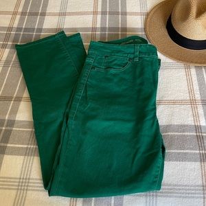 Talbots slim ankle size 6 / 28 Green jeans